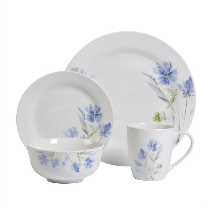 Tabletops Gallery 16 piece Dinnerware Set Wildflower & Reviews Wayfair